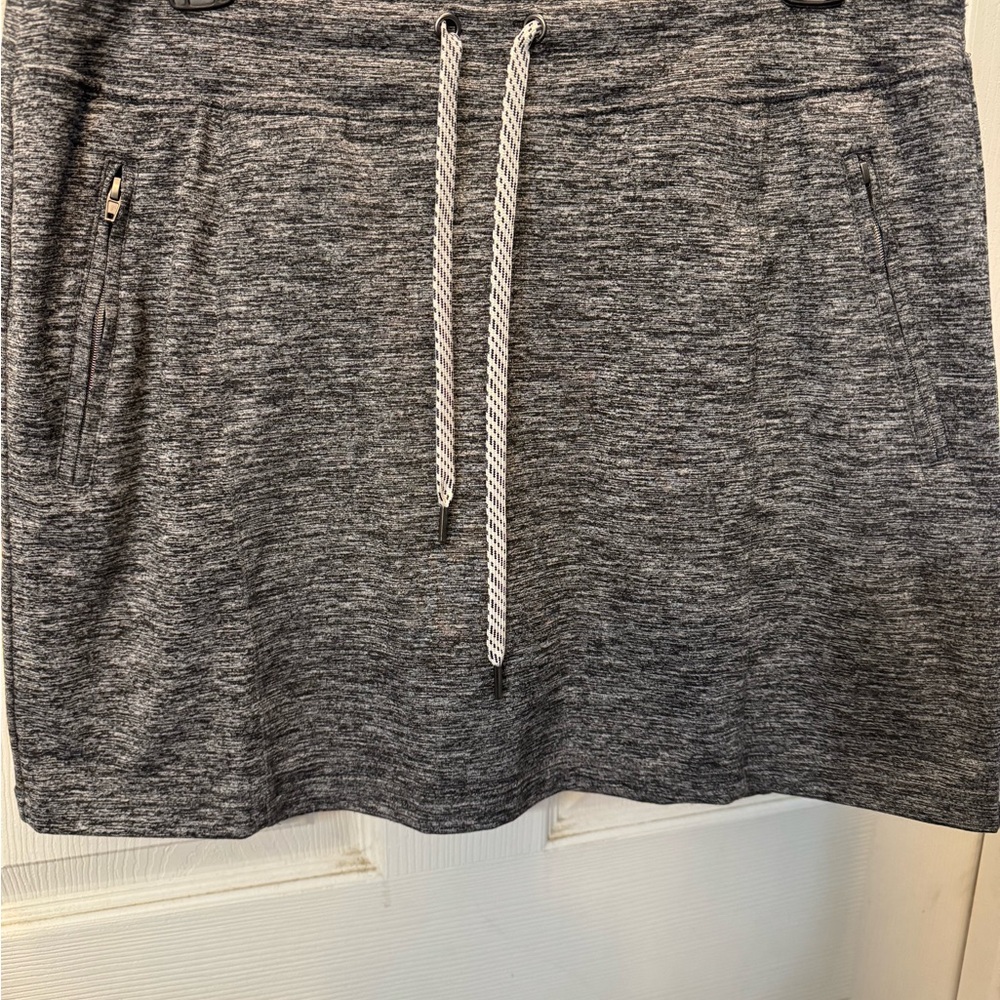 Gray Women's Skort with Drawstring
